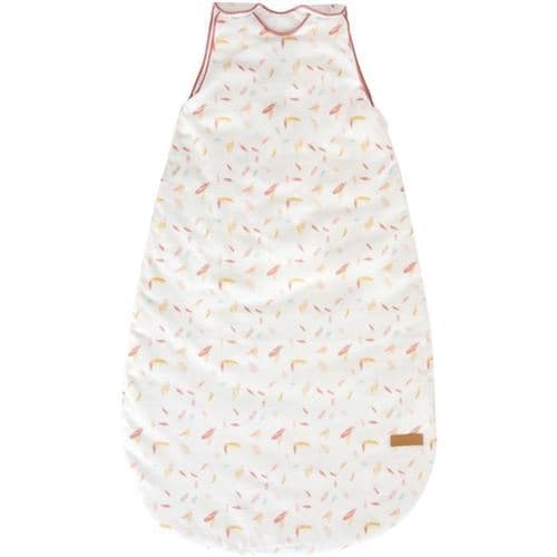 Gigoteuse Happy - Microfibre 100% polyester - 6-24 mois - Blanc/Corail/Jaune - 90 cm